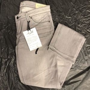 May75 jeans gray distressed skinny jeans